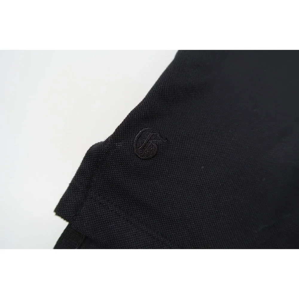 Greyson Mens Large Black Golf Performance Polo Shirt Atlanta Hawks NBA Basketbal